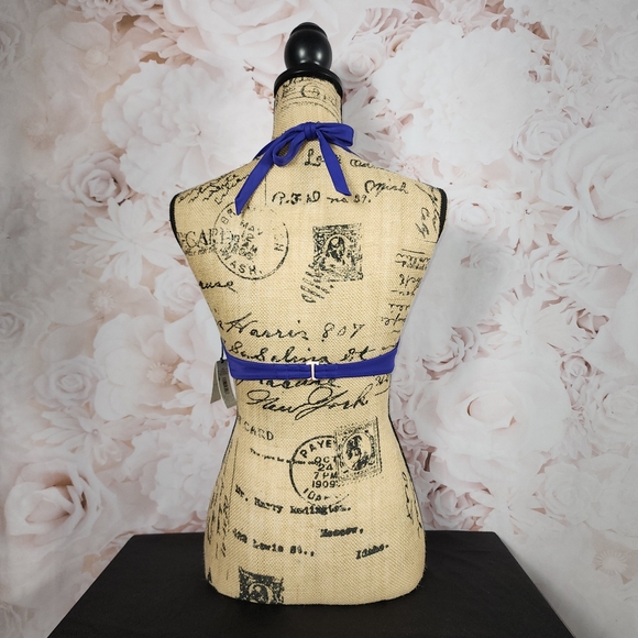 Purple and Pink Shade & Shore Push-Up Halter Bikini Top - Picture 5 of 9